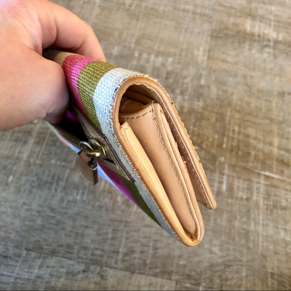 Coach Bonnie Legacy Stripe Wallet - Picture 6 of 7